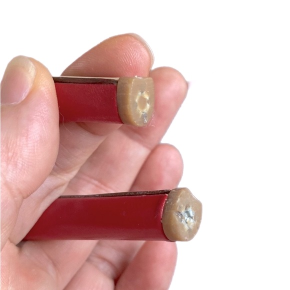 NWOT red polka dot stiletto Heels Peeptoe Slingbacks SIZE 7 AU - Picture 13 of 14